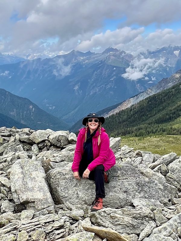 Adding a splash of colour to the trails.