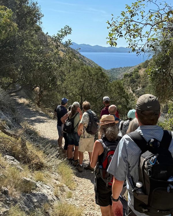 Hiking to Hermitage on Brac
