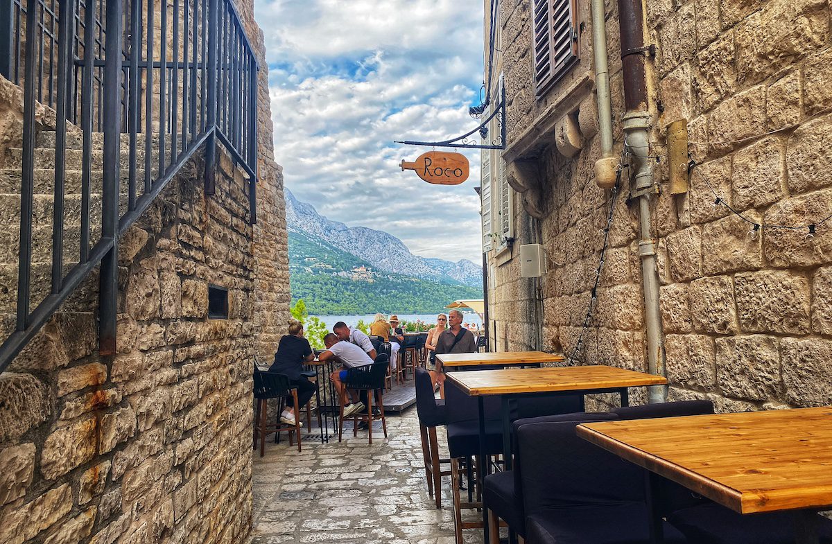 A restaurant korcula old town