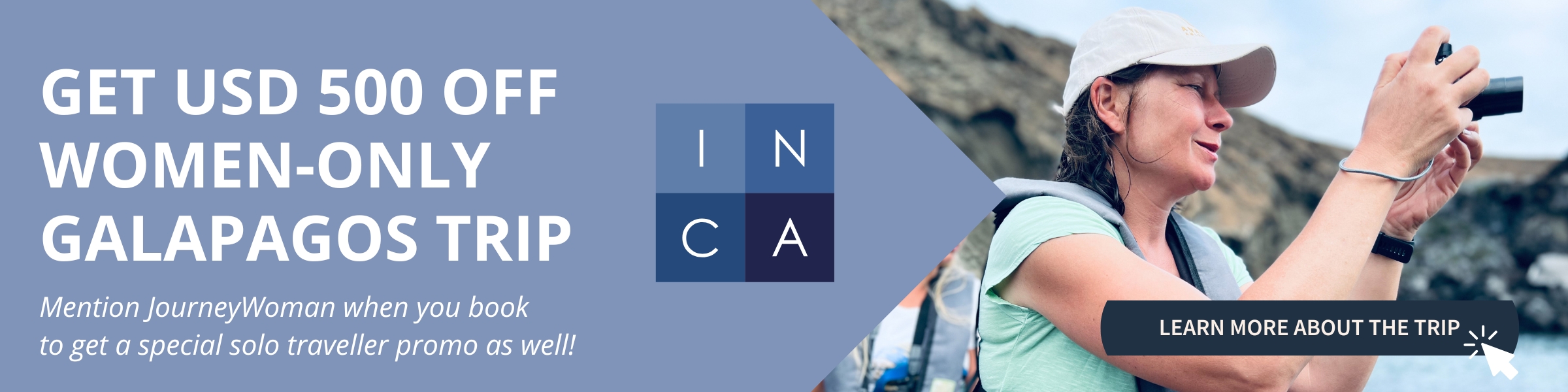 INCA - Get USD 500 off Women-Only Galapagos Trip