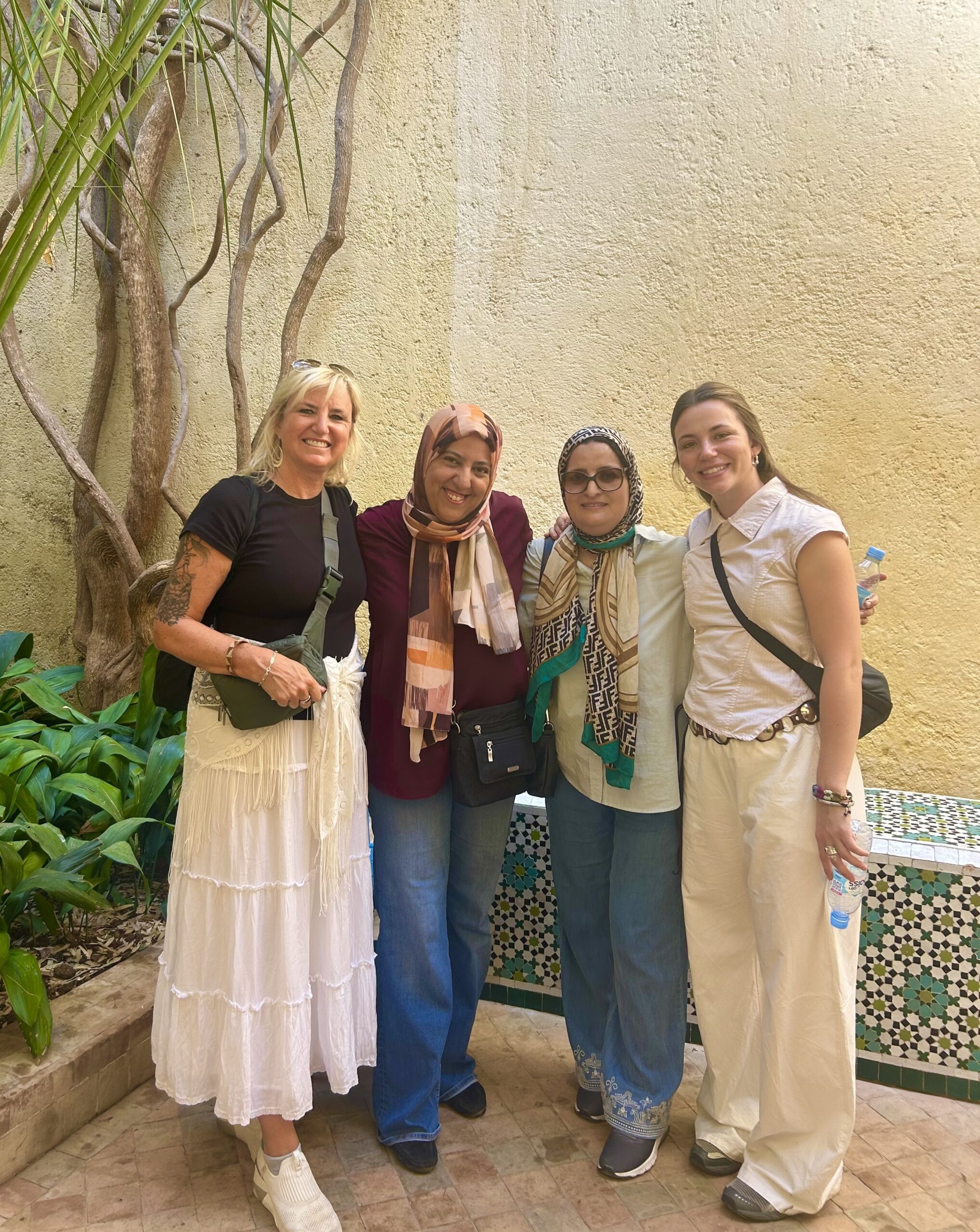 four women in fez morocco