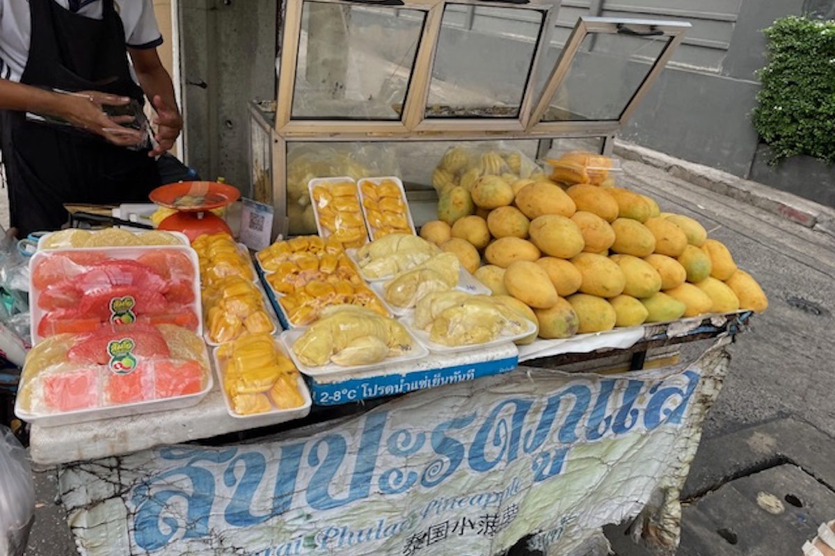 Fresh fruit at a market in Bangkok
