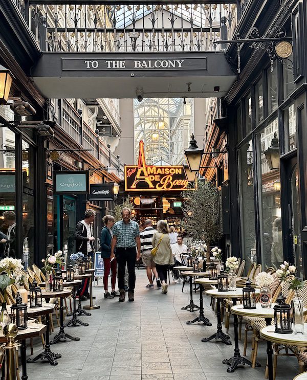 Castle Quarter is home to beautiful Victorian and Edwardian shopping arcades in central Cardiff.