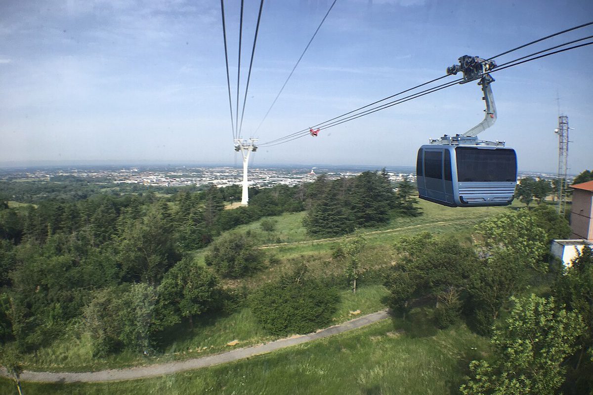 Views from the Toulouse Téléo gondola cable car