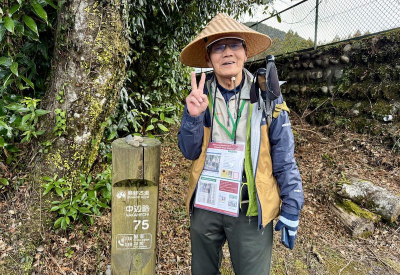 Akira Nakagishi near the Hongu Grand Shrine