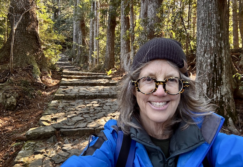 Jennifer Bain on the Daimon-zaka slope