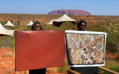 In Australia, Remote Desert Art Meets Luxury Desert Glamping at Uluru
